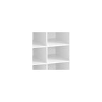 Sharkjm 41.3 in 15-Cubby Shoe Storage Bench with Removable Cushion, White and Gray - product image 3