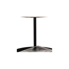 Sharkjm 15.7 in 2-Tier Round Side Table with Lower Metal Tray, Rustic Brown - product image 3