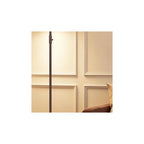 Sharkjm 60 in Dimmable Floor Lamp with Linen Shade and LED Bulb, Brown - product image 3