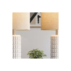 Sharkjm 23 in Ceramic Table Lamps, Set of 2, White - product image 3